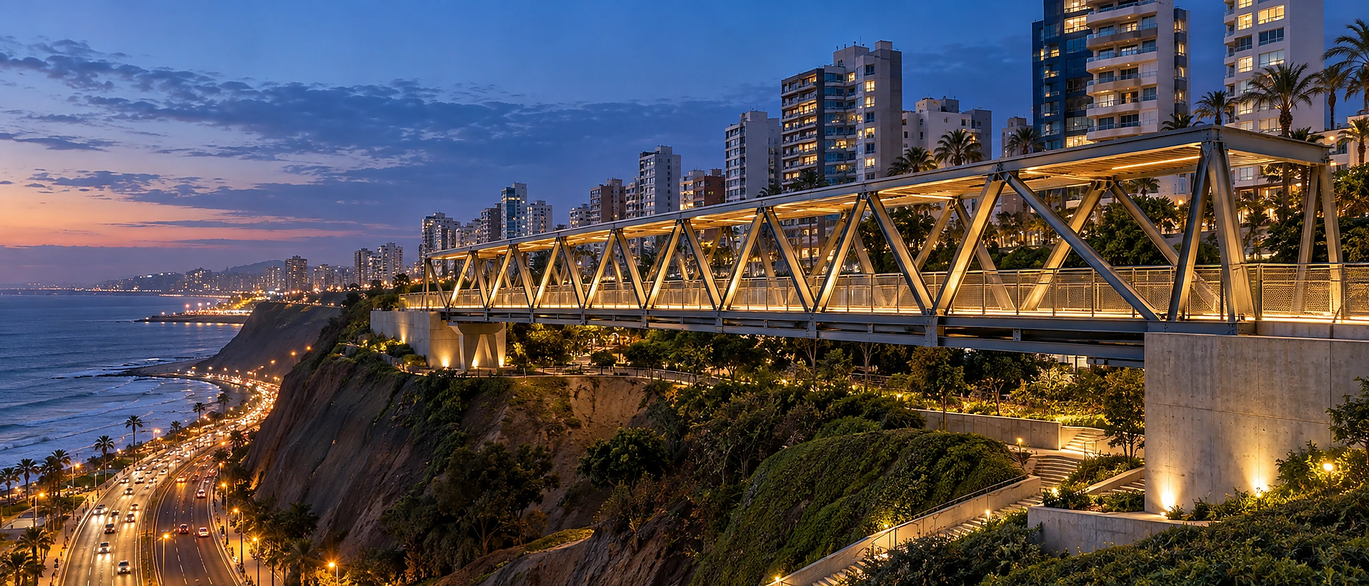 Puente Peatonal Diego Ferré